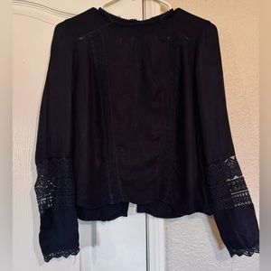 Bershka Women’s long sleeve, back button up blouse